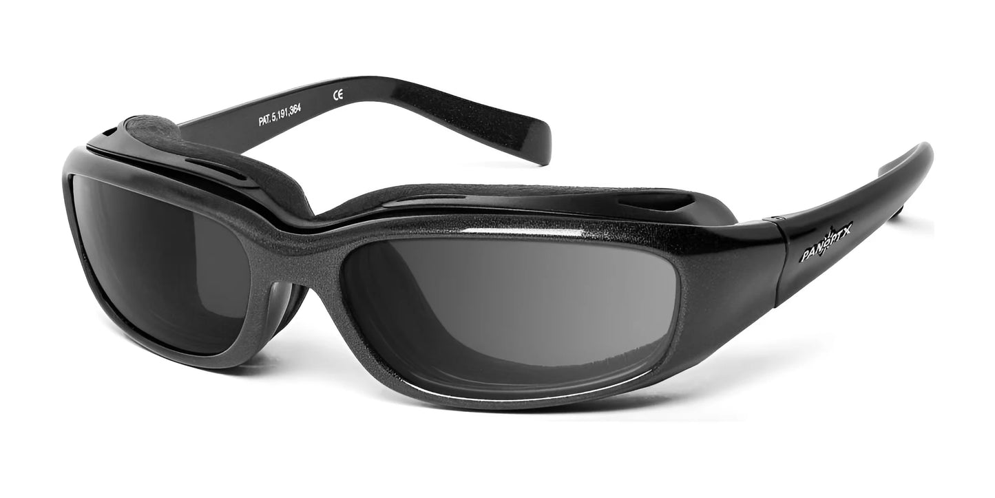 7eye Sirocco Sunglasses Metallic Black / DARKshift Photochromic - Clr to DARK Gray