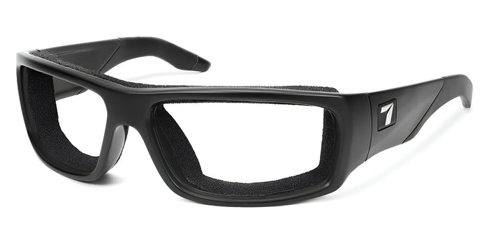 7eye STORMIN Eyeglasses / Matte Black / Clear