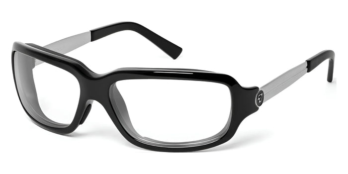 7eye TAHOE Eyeglasses | Size 60 / Glossy Black / Clear