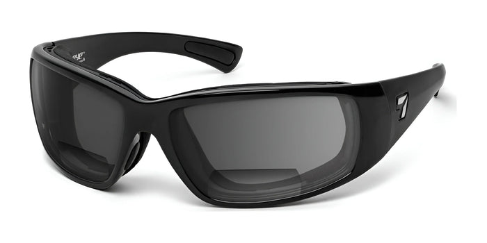 7eye Taku Plus Bifocal Sunglasses | Size 67 / Glossy Black / Gray / Bifocal +1.50