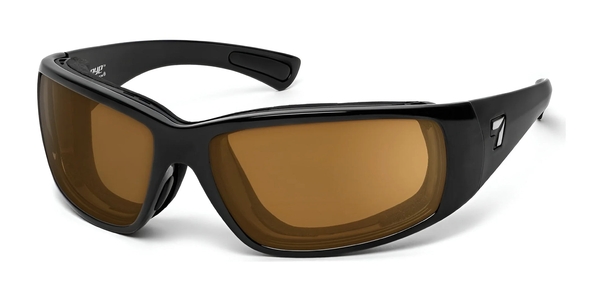 7eye Taku Plus Sunglasses Glossy Black / Polarized Copper