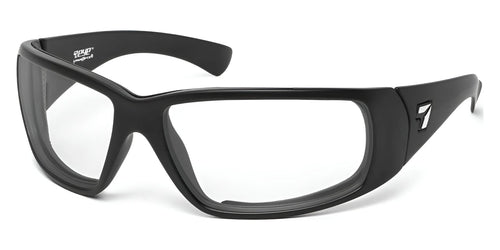 7eye TAKU Eyeglasses / Size 66 / Matte Black / Clear