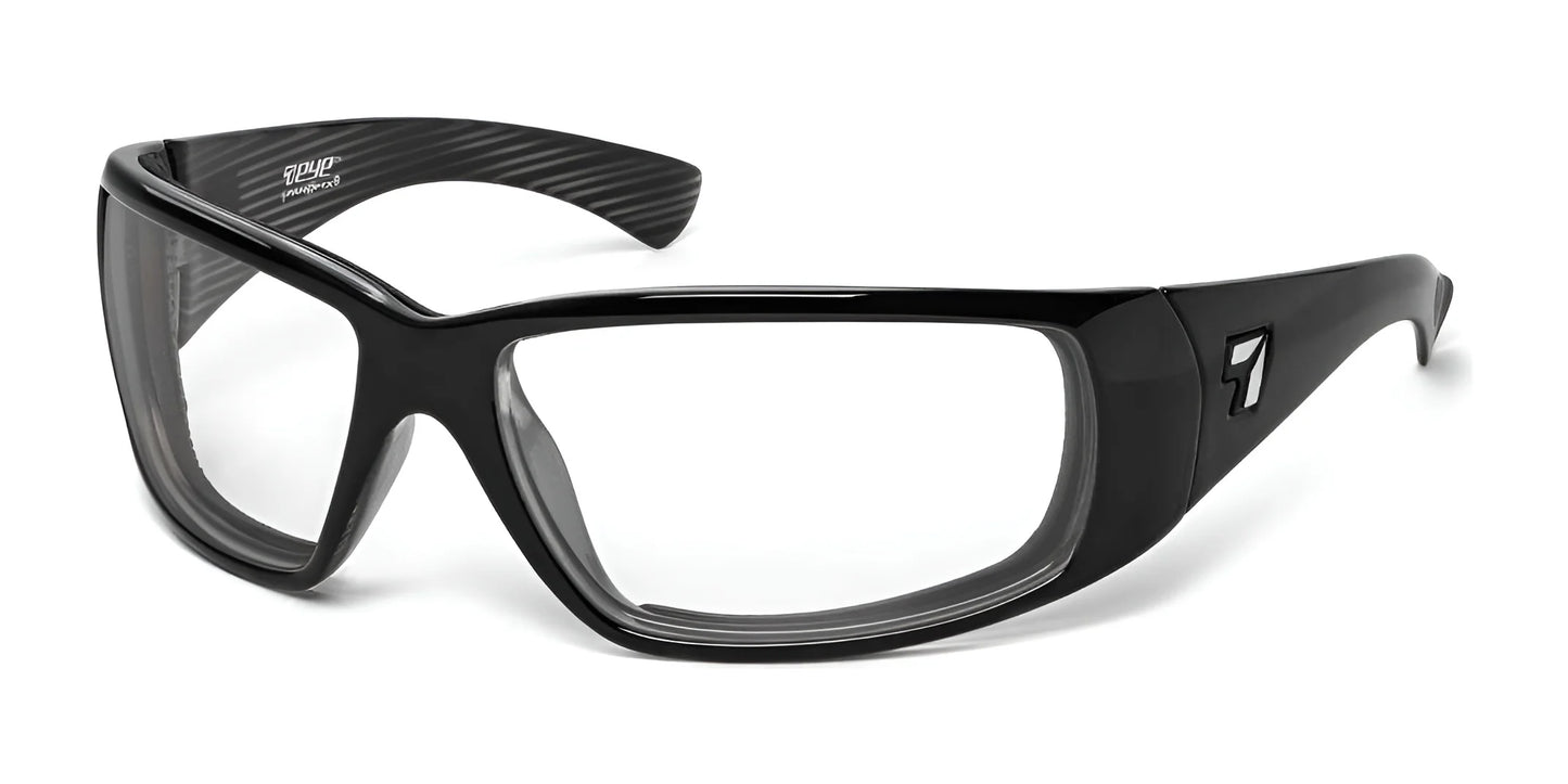 7eye Taku Sunglasses Glossy Black / Clear