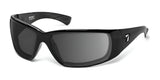 7eye Taku Sunglasses Glossy Black / Contrast Photochromic - Pale Yellow to Gray