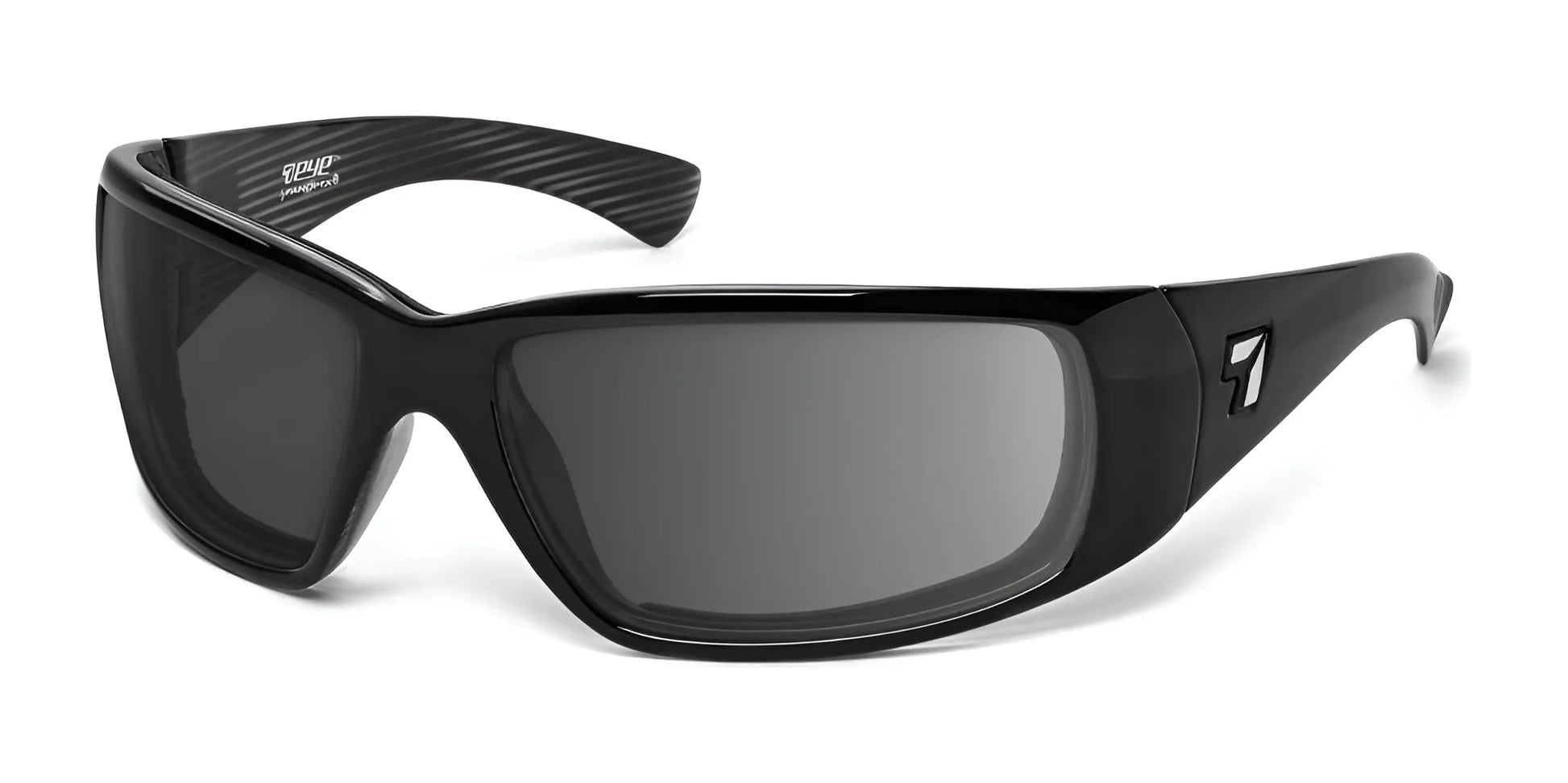 7eye Taku Sunglasses Glossy Black / Gray