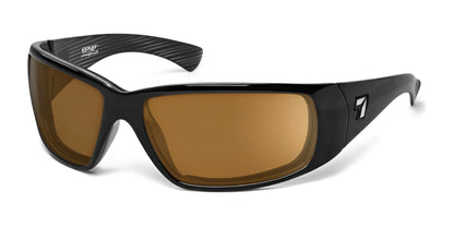 7eye Taku Sunglasses Glossy Black / Copper