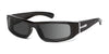 7eye Typhoon Sunglasses / Glossy Black / Polarized Gray