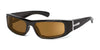 7eye Typhoon Sunglasses / Glossy Black / Polarized Copper
