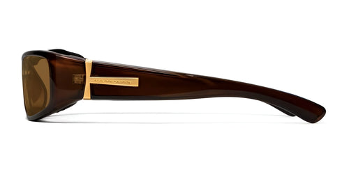 7eye Typhoon Sunglasses / Crystal Caramel / Polarized Gray