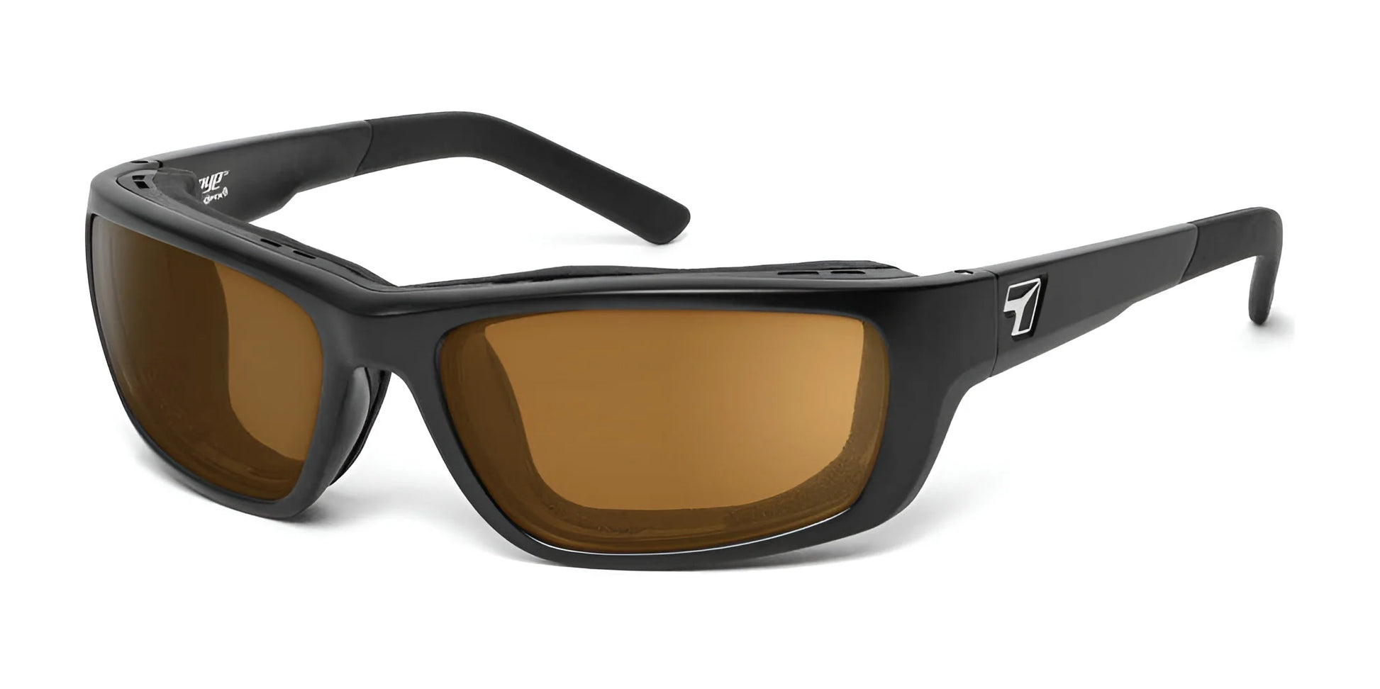 7eye Ventus Sunglasses Matte Black / Polarized Copper