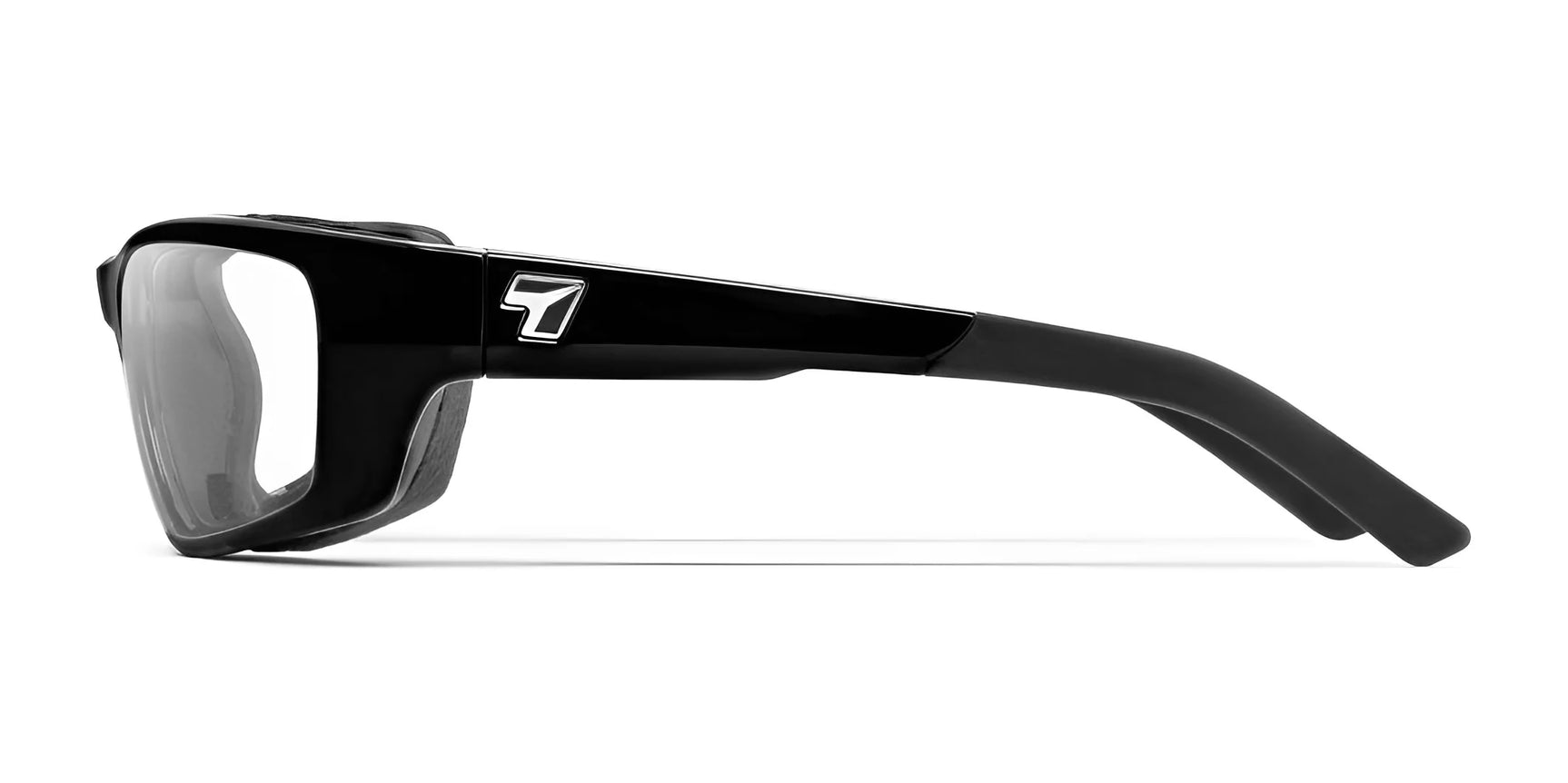 The 7eye Ventus Sunglasses | Size 61 feature a stylish design with reflective, shatter-resistant lenses providing UVA/UVB protection, adorned with the iconic number 7 logo on the frame.