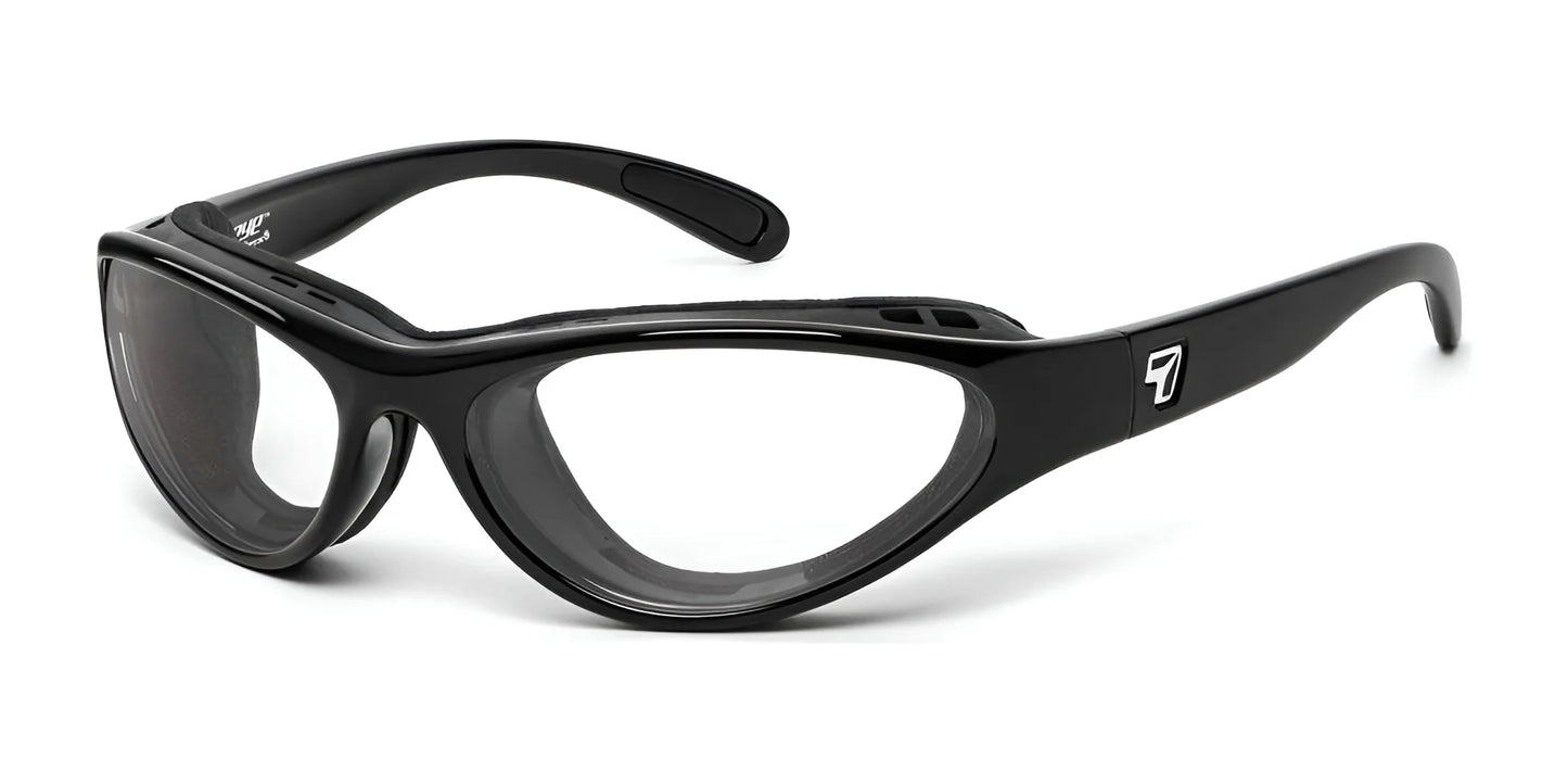 7eye Viento Sunglasses Glossy Black / BlueByrd Blue Light Blocker