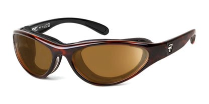 7eye Viento Sunglasses Dark Tortoise / Polarized Copper