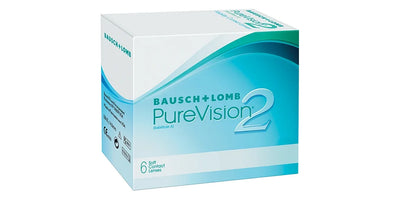 PureVision 2 contact lenses box
