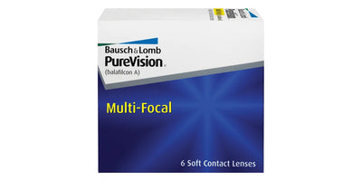 PureVision Multifocal contact lenses box