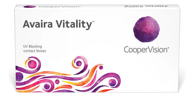 Avaira Vitality contact lenses box