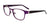 EasyClip EC314 Eyeglasses with Clip-on Sunglasses | Size 52 / Satin Purple