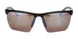 The Scheyden CIA GRABBER Sunglasses showcase brown-tinted, high-definition lenses and a sleek black TR90 composite frame, seen from the front.