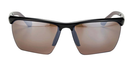 The Scheyden CIA GRABBER Sunglasses showcase brown-tinted, high-definition lenses and a sleek black TR90 composite frame, seen from the front.