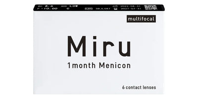 Miru 1 Month Multifocal contact lenses box