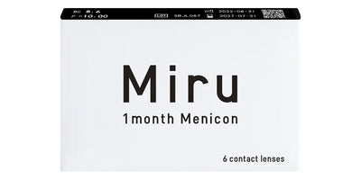 Miru 1 Month Sphere contact lenses box