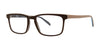 OGI BREEZERS Eyeglasses | Size 53 / Brown Wood / Tan