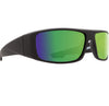 SPY LOGAN Safety Glasses | Size 61 / Matte Black / HD Plus Bronze Polar with Green Spectra Mirror