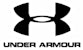 The image displays the Under Armour logo, which features a symmetrical, overlapping "U" and "A" design. Below the logo, the words "UNDER ARMOUR" are written in bold, uppercase letters.