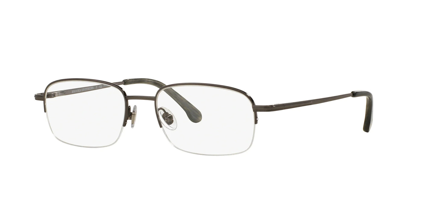 Brooks Brothers BB 487T Eyeglasses Dark Gunmetal Titanium