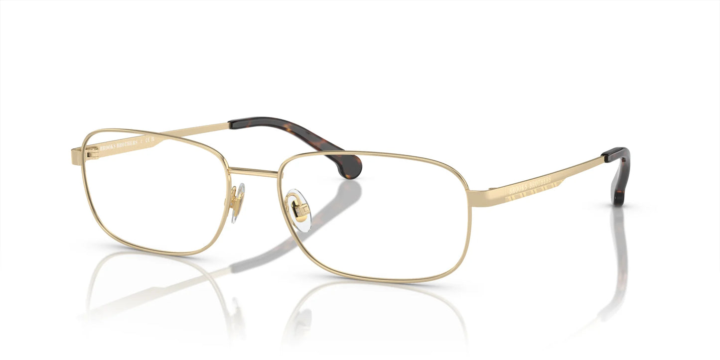 Brooks Brothers BB1057T Eyeglasses Light Gold