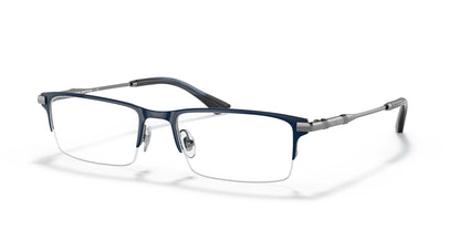 Brooks Brothers BB1087 Eyeglasses Shiny Gunmetal / Navy