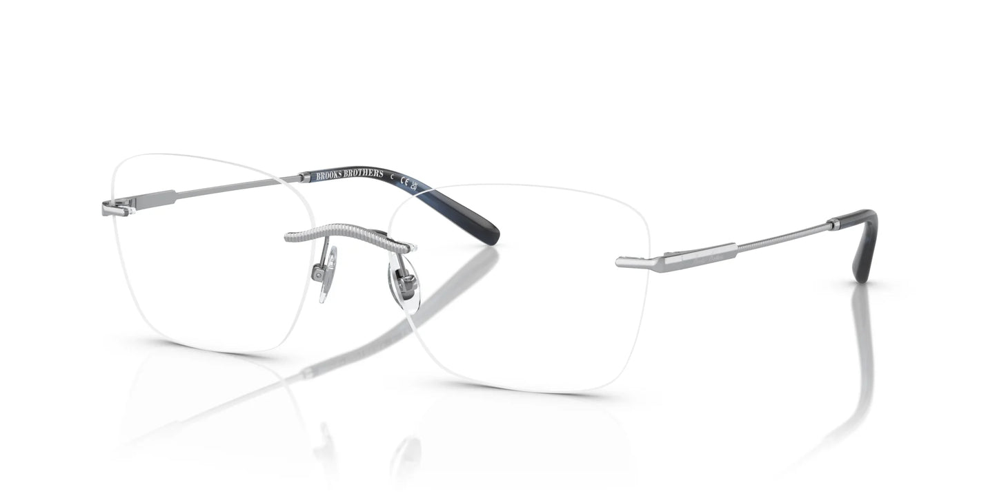 Brooks Brothers BB1107T Eyeglasses Shiny Silver