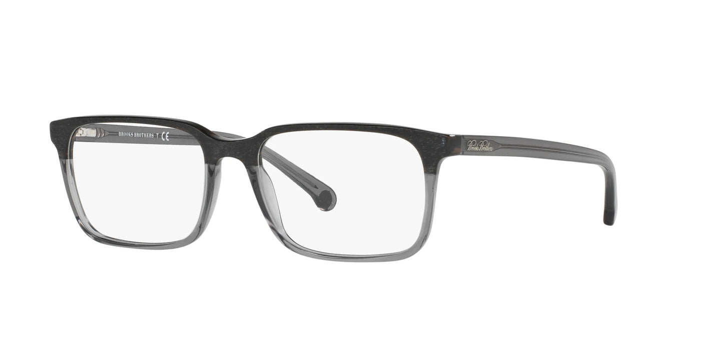 Brooks Brothers BB2033 Eyeglasses Grey Wood / Grey Transparent
