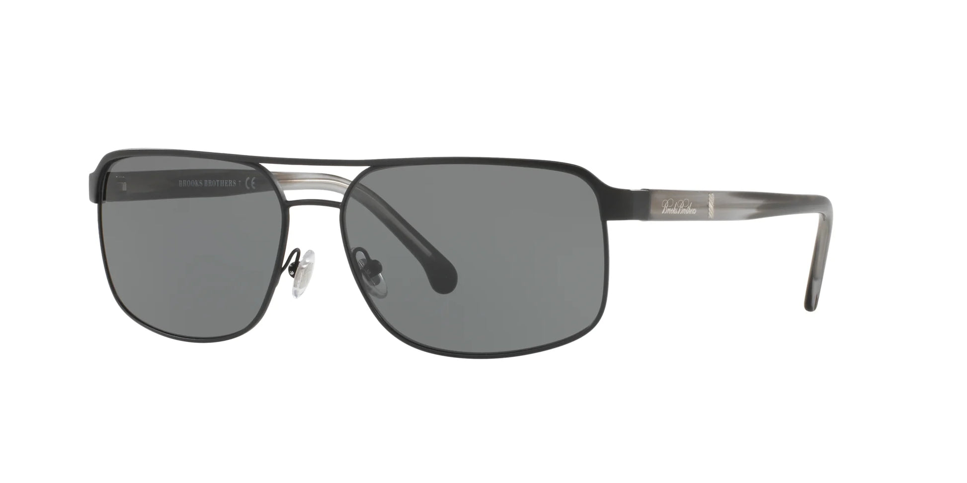 Brooks Brothers BB4040S Sunglasses Black / Solid Grey