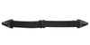 Liberty Sport - Black adjustable headband strap / Short 3.5" with hooks
