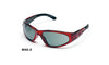 Body Specs BSG-2 Crystal Red Small Frame Goggles / Red / Clear, Light Rust