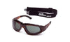 Body Specs BSG-2 Demi Small Frame Goggles / Brown / Clear, Light Rust