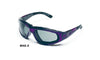 Body Specs BSG-2 Purple Passion Small Frame Goggles / Violet / Purple / Clear, Light Rust, Smoke Gray
