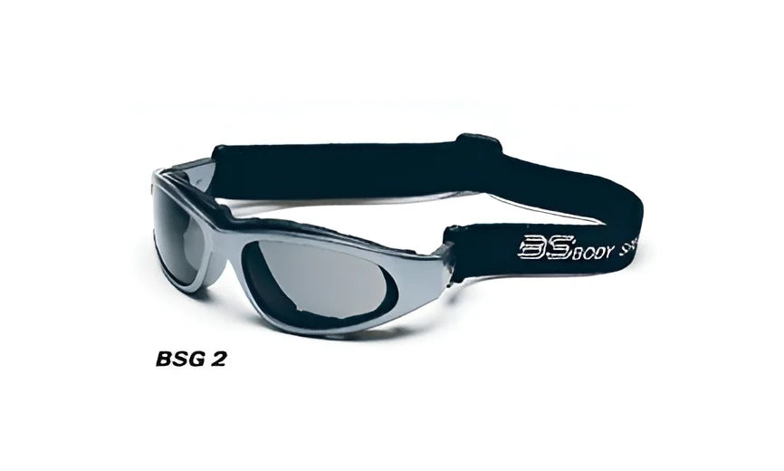 Body Specs BSG-2 Silver Chrome Small Frame Goggles