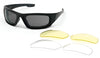 Body Specs BSG 4 / Black Shiny / Clear / Yellow