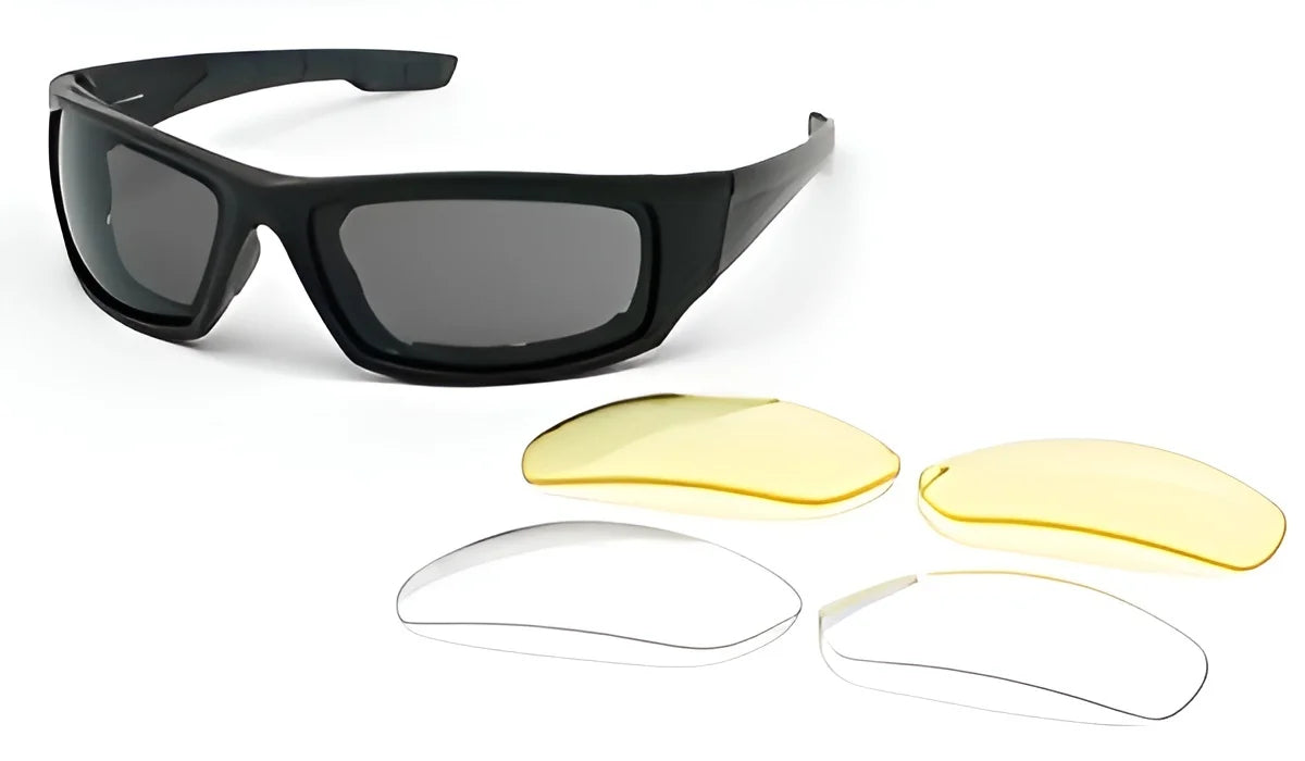 Body Specs Bsg 4 Black Shiny Clear / Yellow