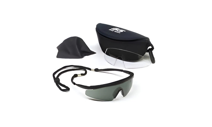 Body Specs PISTOL+  PKG BLK PAN / Black / Clear, Smoke Gray