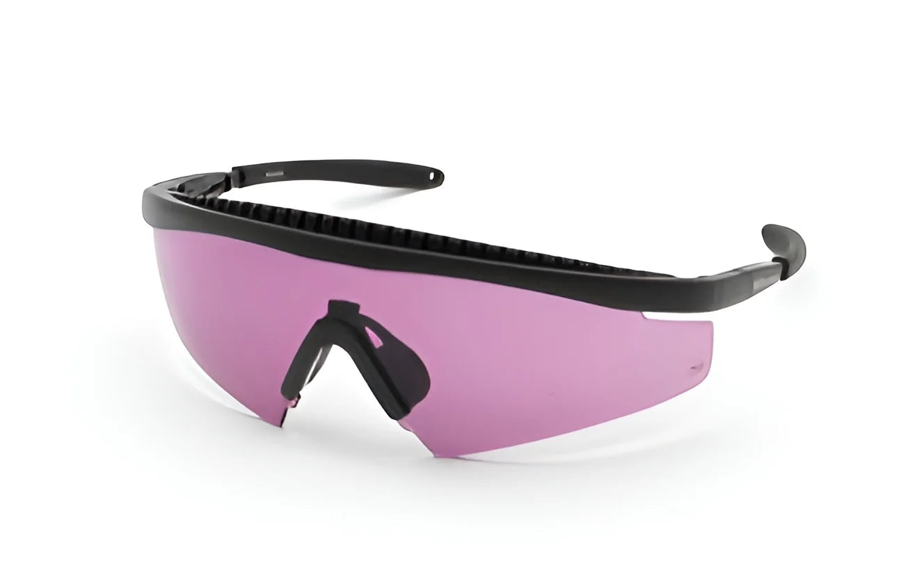 Body Specs SLINGS® BLACK FRAME 2.3mm VERMILON LENS SHOOTING GLASSES