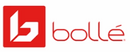 The image shows the logo of Bollé. It features a stylized lowercase "b" on a red square background, with the brand name "bollé" written in lowercase letters to the right, also in red.