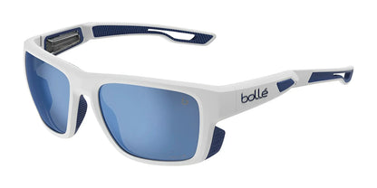 Bolle AIRDRIFT Sunglasses White Matte Navy / Volt+ Offshore Polarized