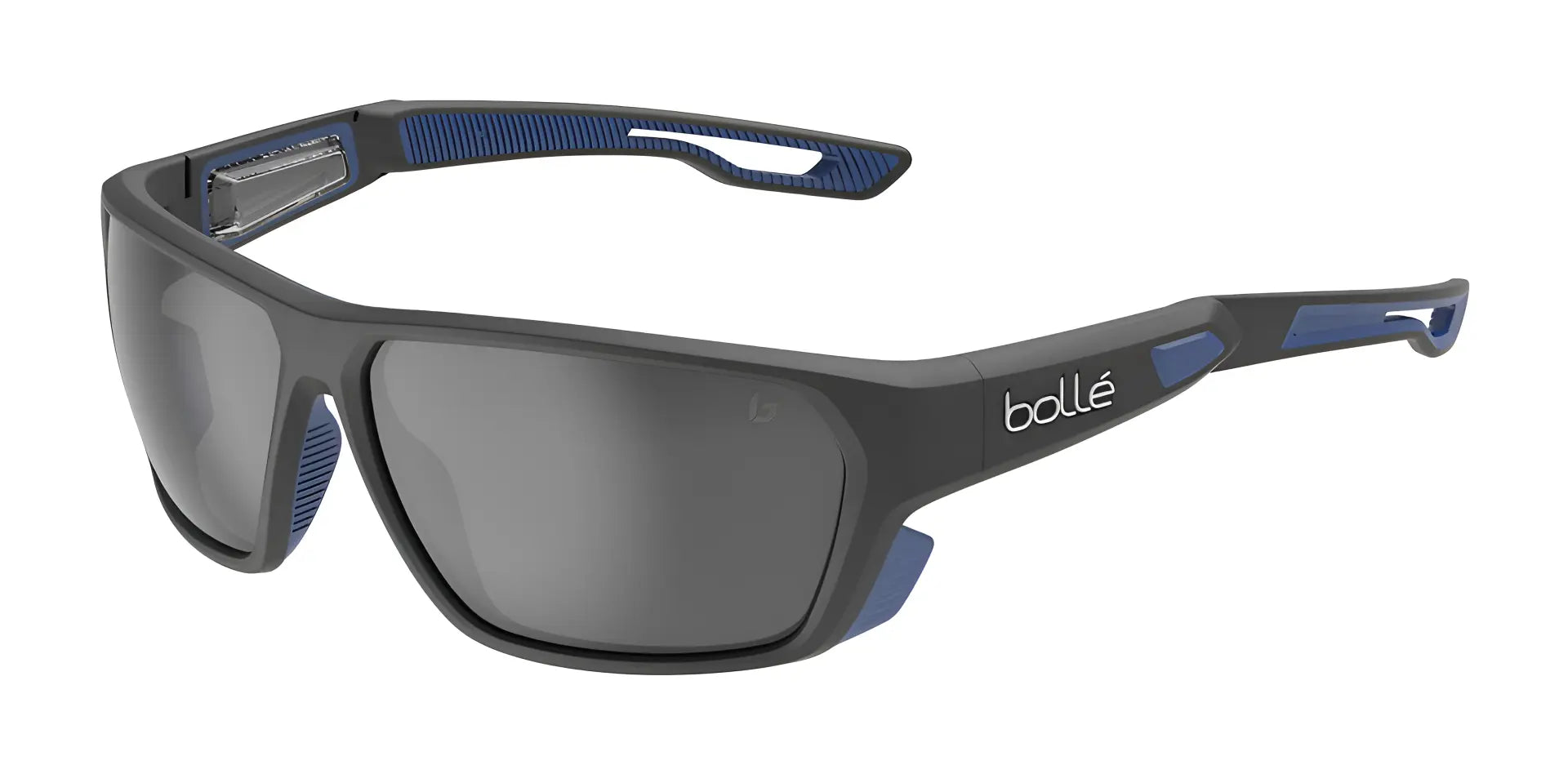 Bolle AIRFIN Sunglasses Black Matte Blue / TNS Polarized