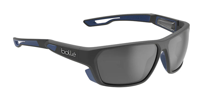Bolle AIRFIN Sunglasses | Size 63 / Black Matte Blue / TNS Polarized