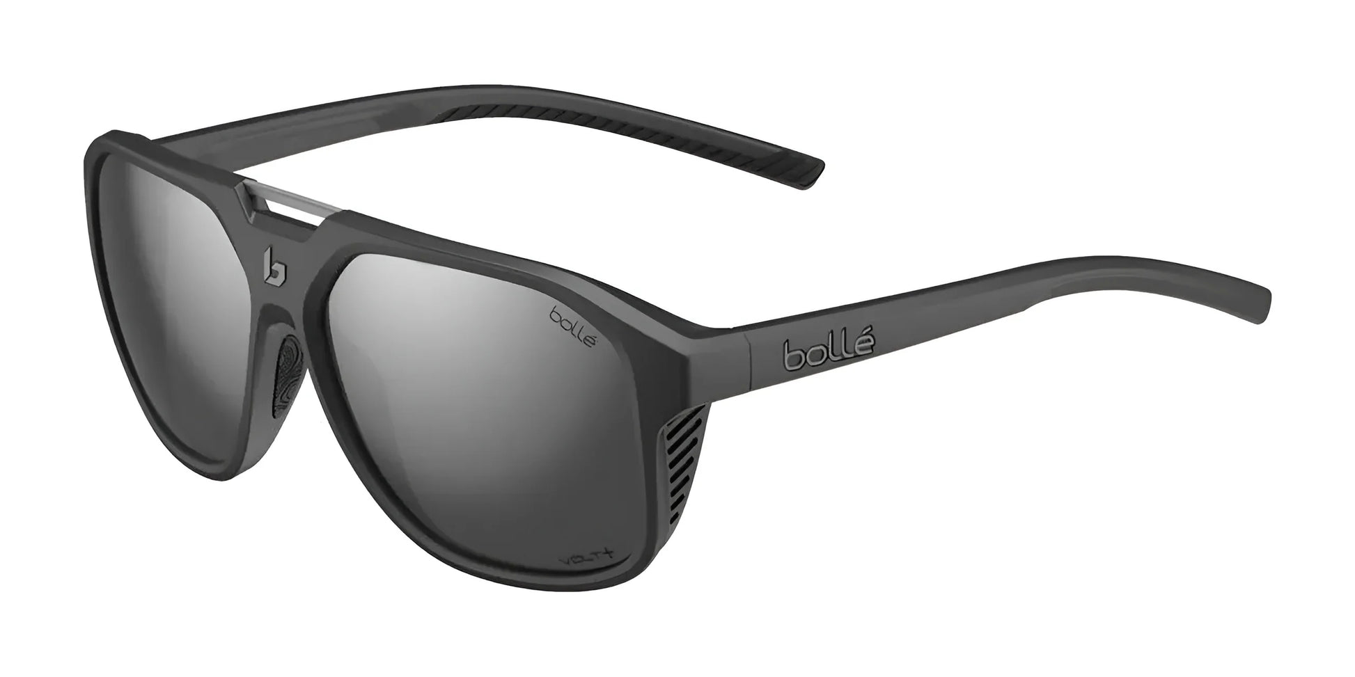Bolle ARCADIA Sunglasses Black Matte / Volt+ Cold White Polarized