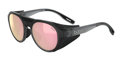 Bolle ASCENDER Sunglasses Grey Frost II / Brown Pink Polarized