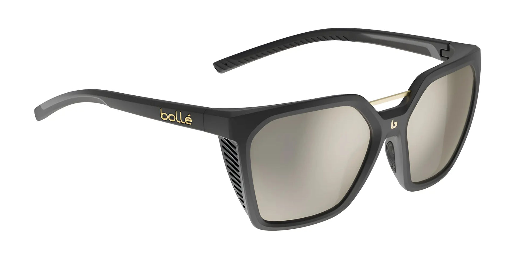 Bolle ASTERIA Sunglasses Black Matte / TNS Gold